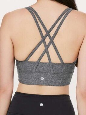 lululemon Energy Bra in a heathered size 10